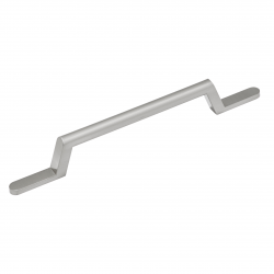  Brushed Nickel Angle Bridge Handle 